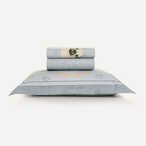 Jogo de Cama Infantil Solteiro 200 Fios 100% Algodão Dog