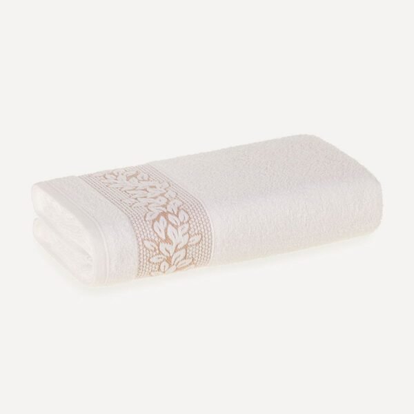 Toalha de Rosto Fio Cardado Provence Branco-Argila