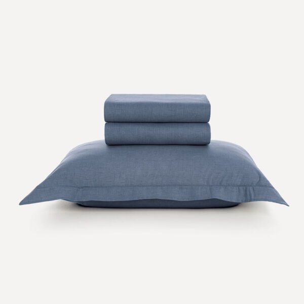 Jogo de Cama Solteiro 100% Algodão Tesso Marinho