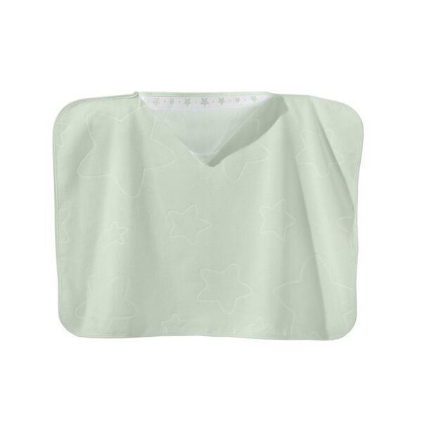 Toalha de Banho Baby Star Com Capuz Verde Claro Para Bordar